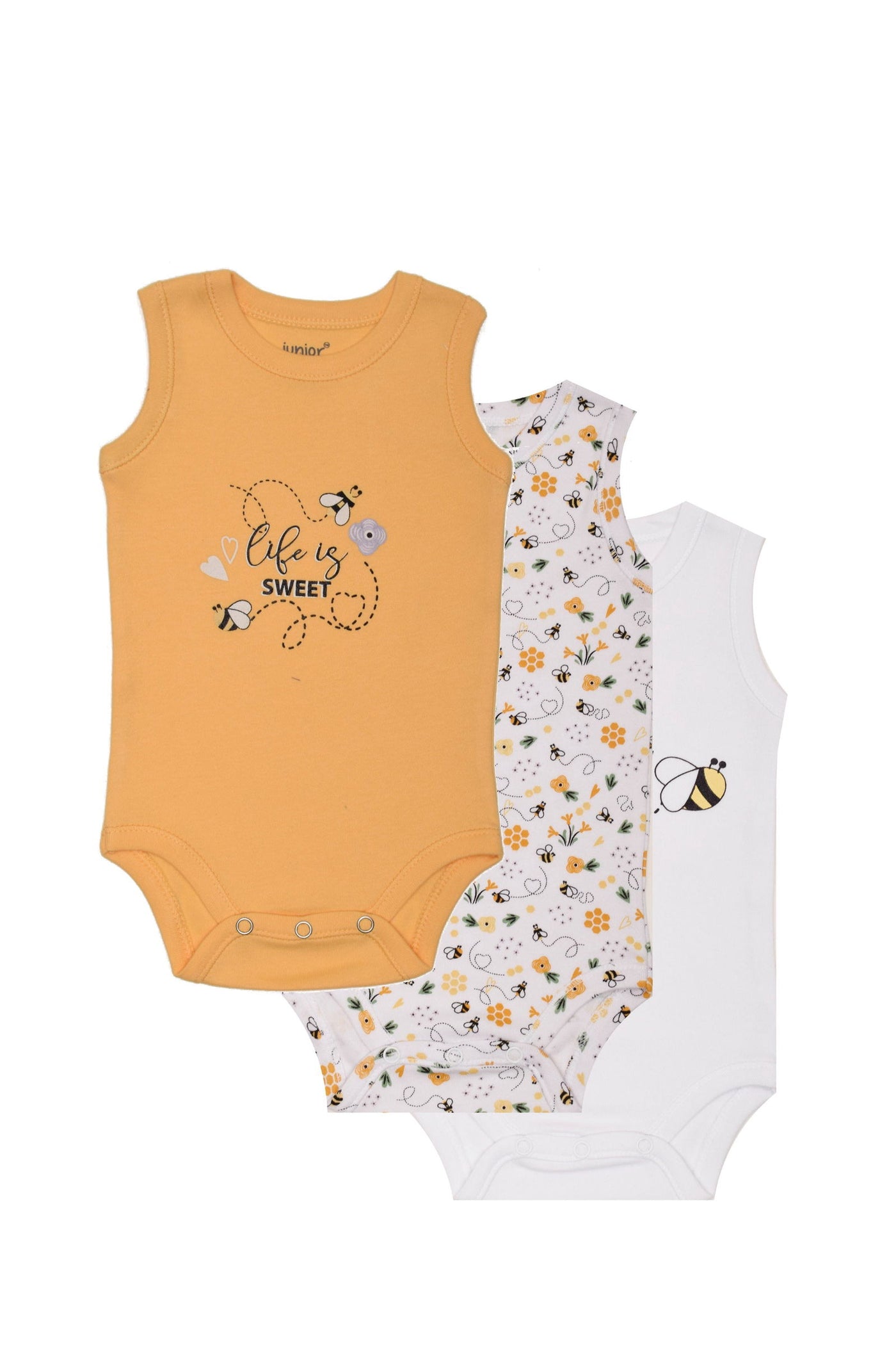 Baby Sleeveless Bodysuit P/3 - Junior Egypt