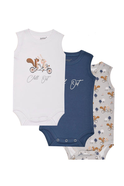 Baby Sleeveless Bodysuit P/3 - Junior Egypt