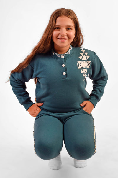 High Collar Pajama Set - Junior Egypt