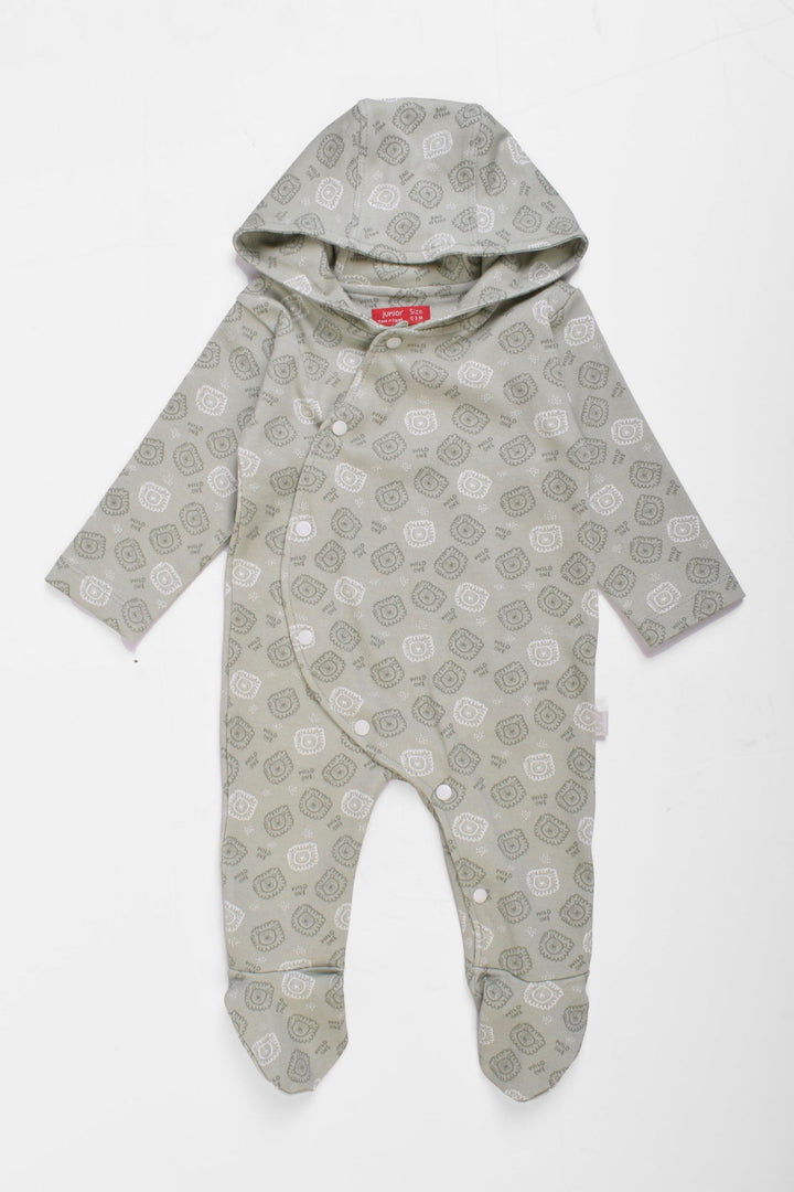 Hooded Printed Jumpsuit - Junior Egypt