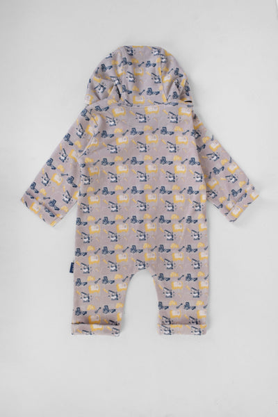 Hooded Printed Jumpsuit - Junior Egypt