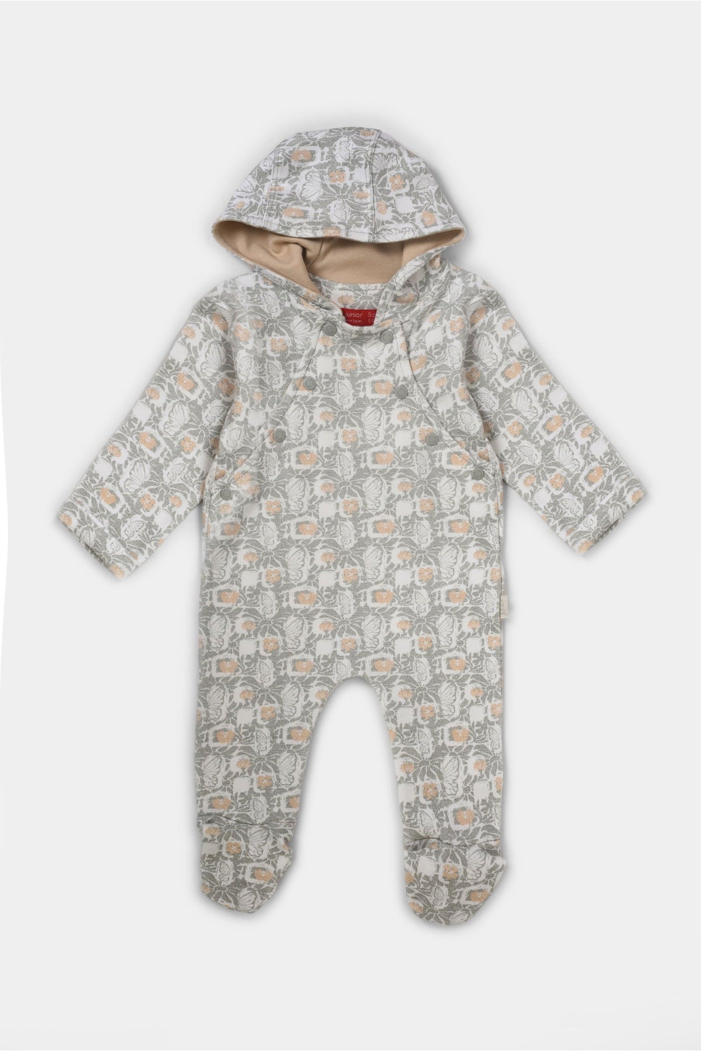 Hooded Printed Jumpsuit - Junior Egypt