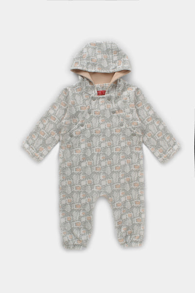 Hooded Printed Jumpsuit - Junior Egypt