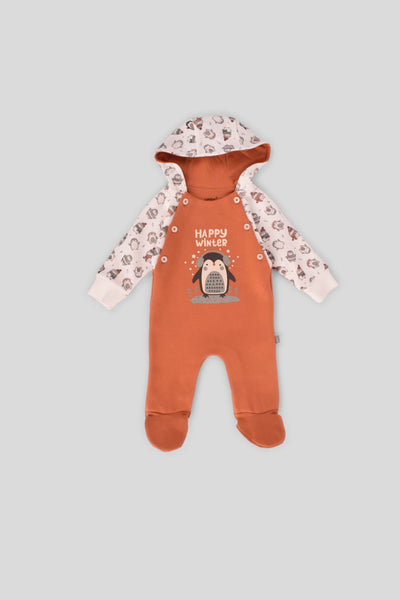 Hooded Printed Jumpsuit - Junior Egypt