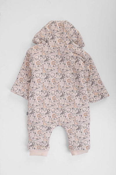 Hooded Printed Jumpsuit - Junior Egypt