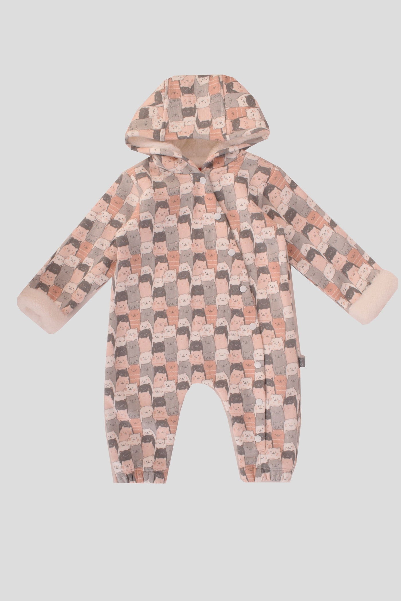 Hooded Printed Jumpsuit - Junior Egypt