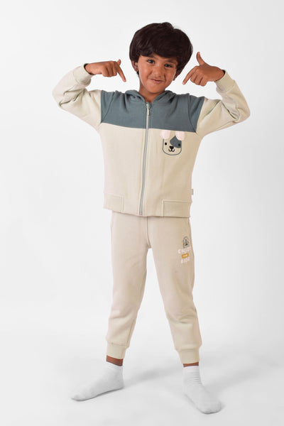 Hooded Printed Pajama  Set - Junior Egypt