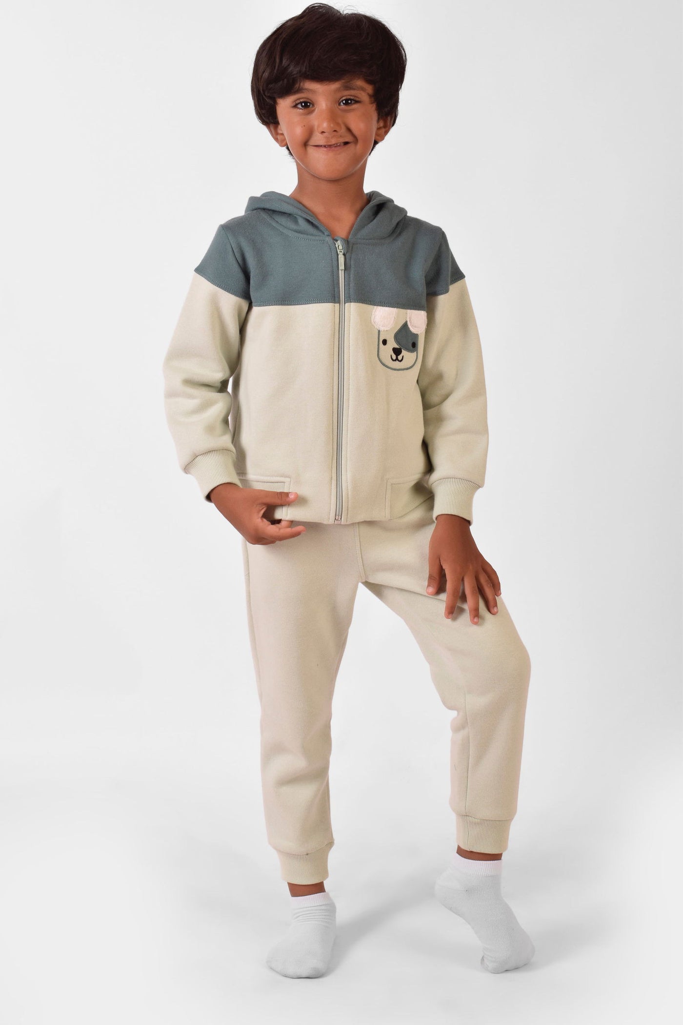 Hooded Printed Pajama  Set - Junior Egypt