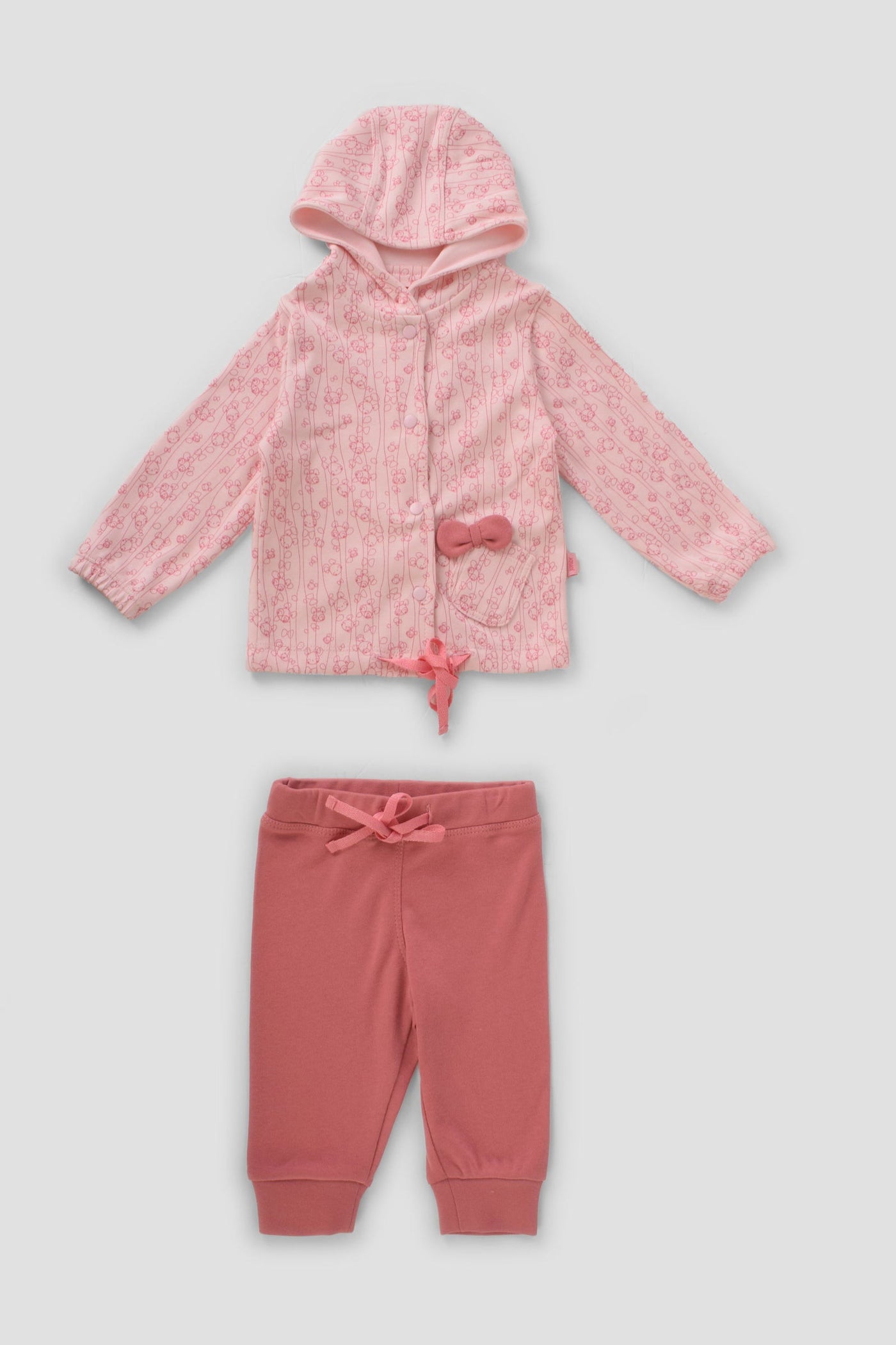 Hooded Printed Pajama Set - Junior Egypt