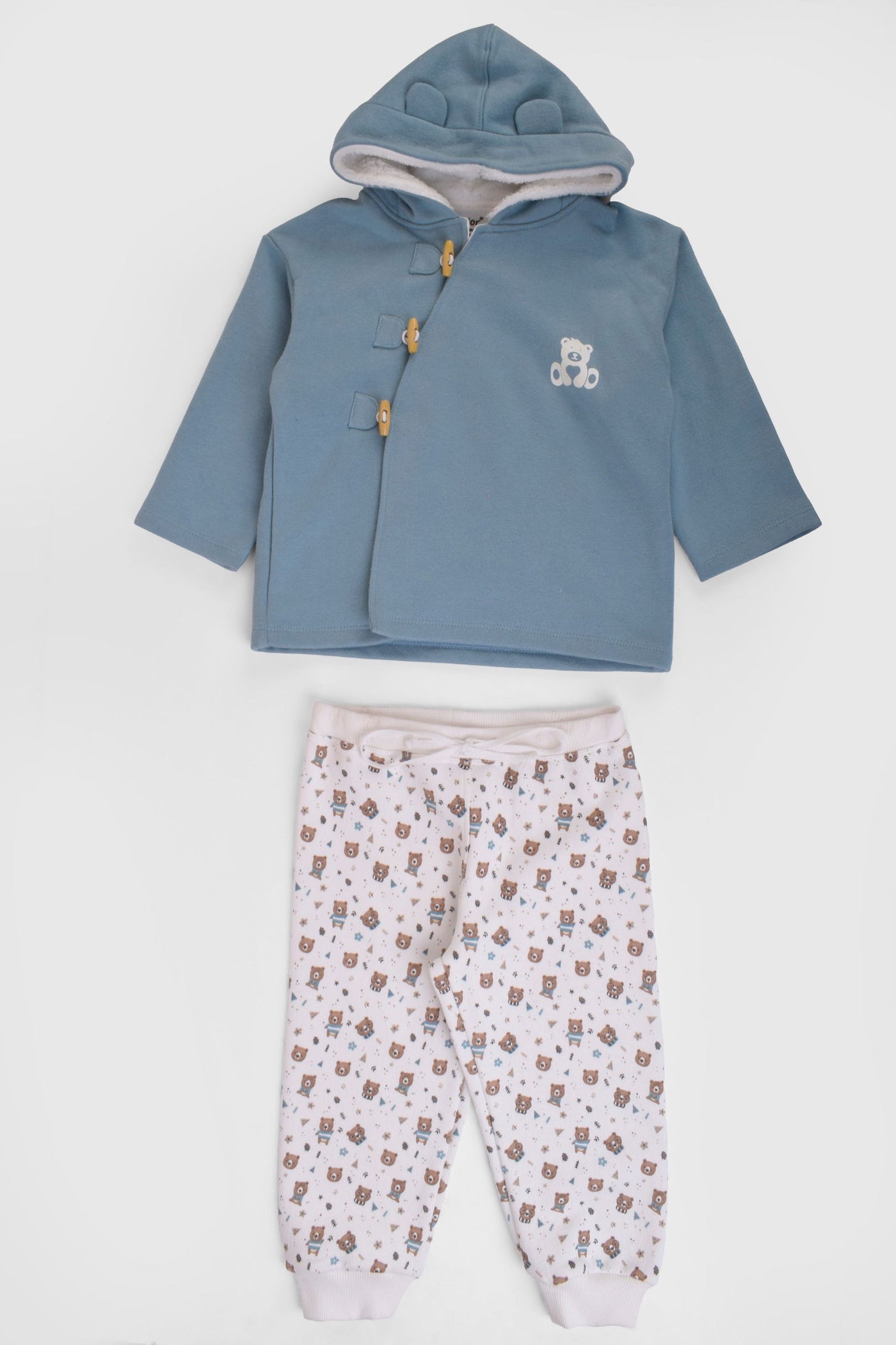 Hooded Printed Pajama Set - Junior Egypt