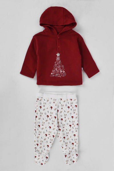 Hooded Printed Pajama Set - Junior Egypt