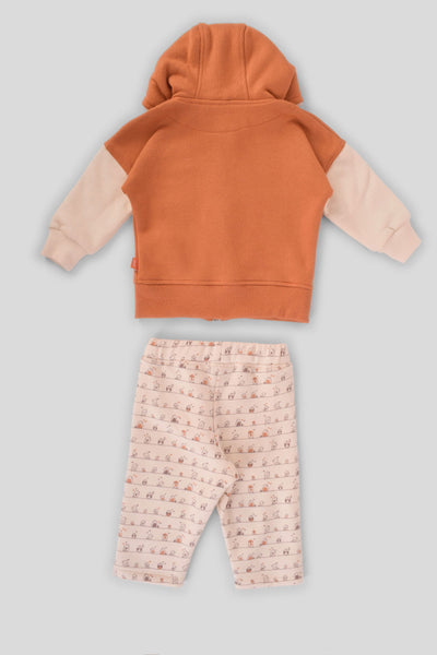 Hooded Printed Pajama Set - Junior Egypt