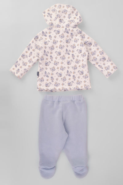 Hooded Printed Pajama Set - Junior Egypt