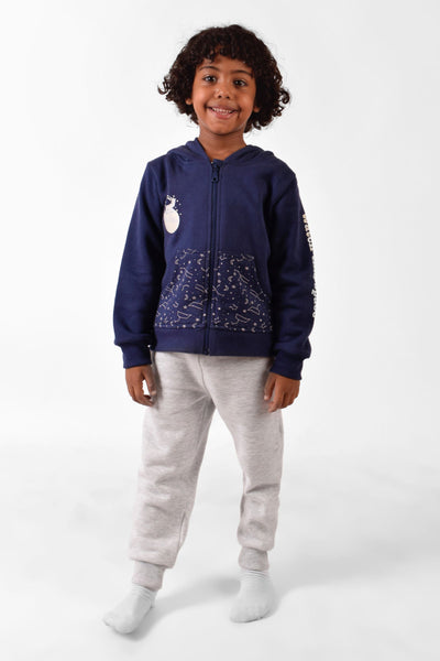 Hooded Printed Pajama Set - Junior Egypt