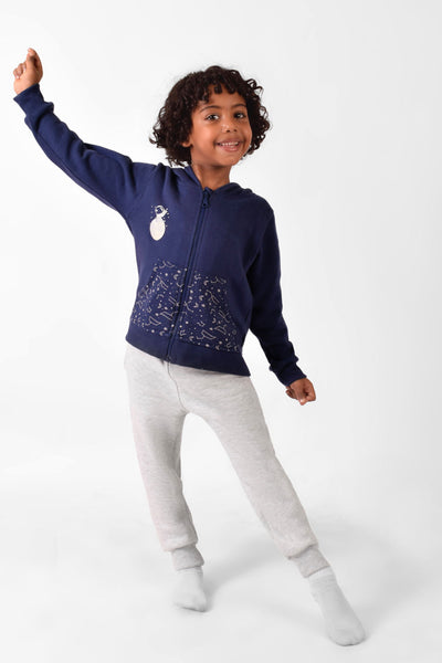 Hooded Printed Pajama Set - Junior Egypt