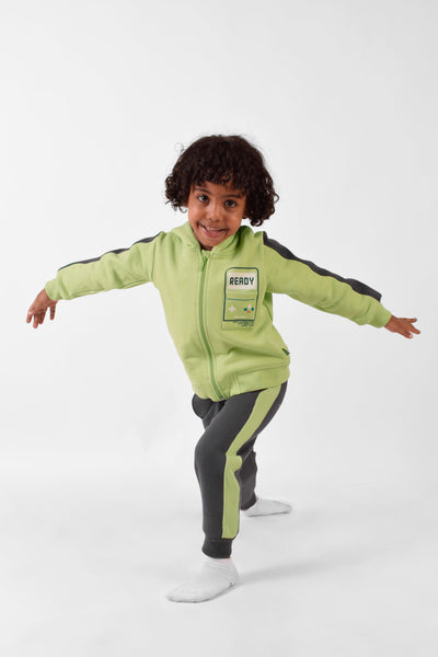 Hooded Printed Pajama Set - Junior Egypt