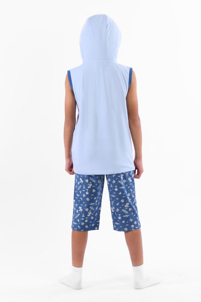 Hoodie Printed Sleeveless Set - Junior Egypt