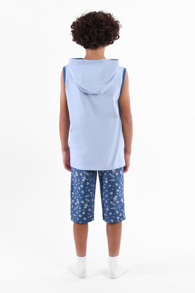 Hoodie Printed Sleeveless Set - Junior Egypt