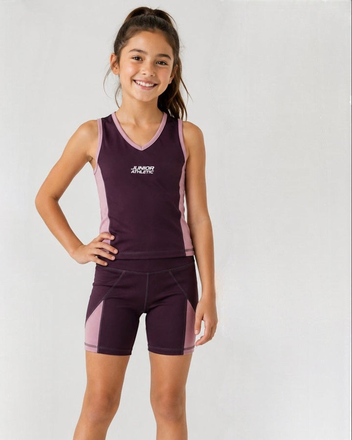 Girls Biker Short Set