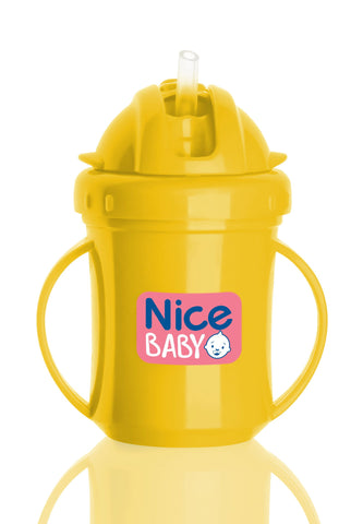 Nice baby cup with straw