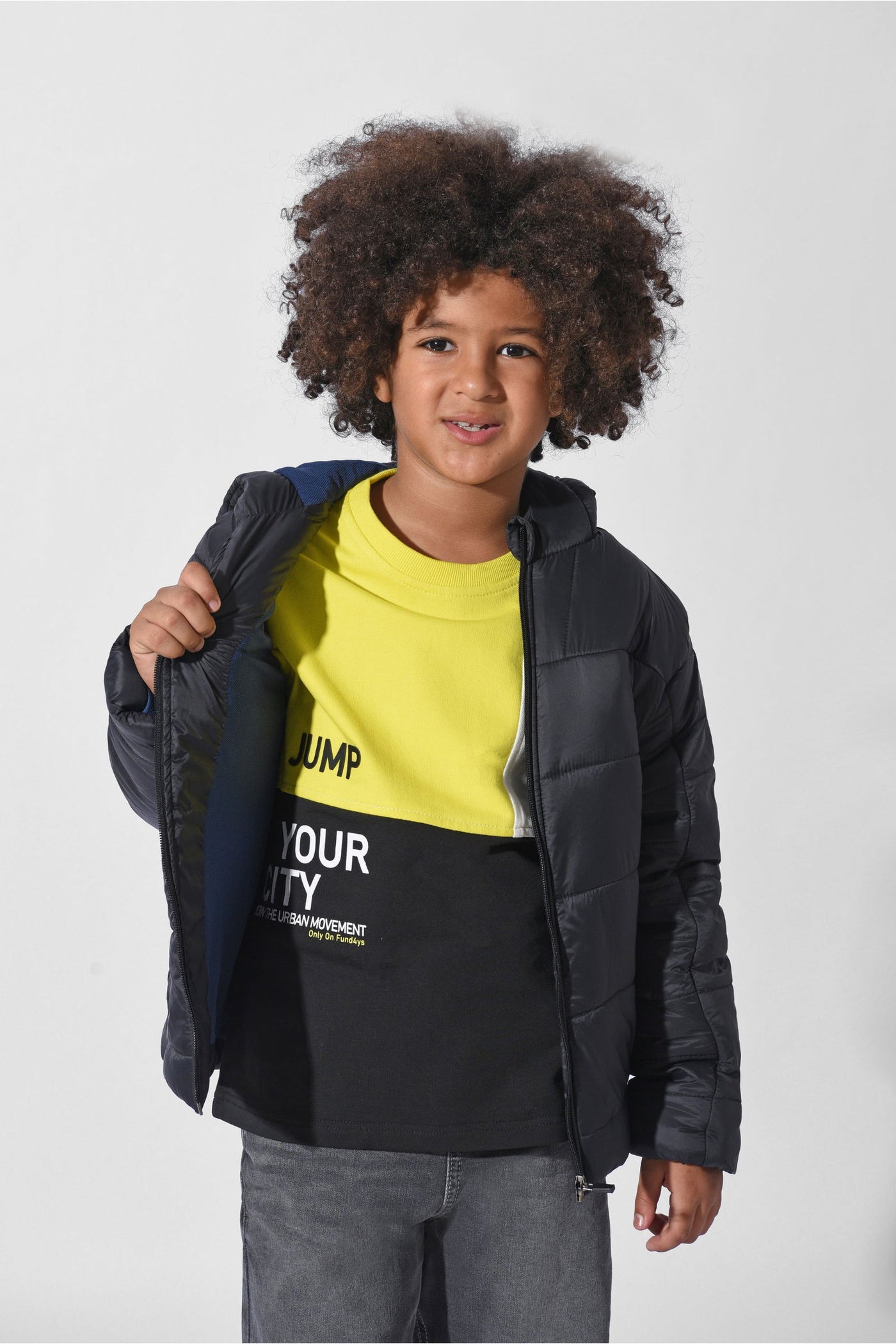 Padded Hooded Jacket - Junior Egypt