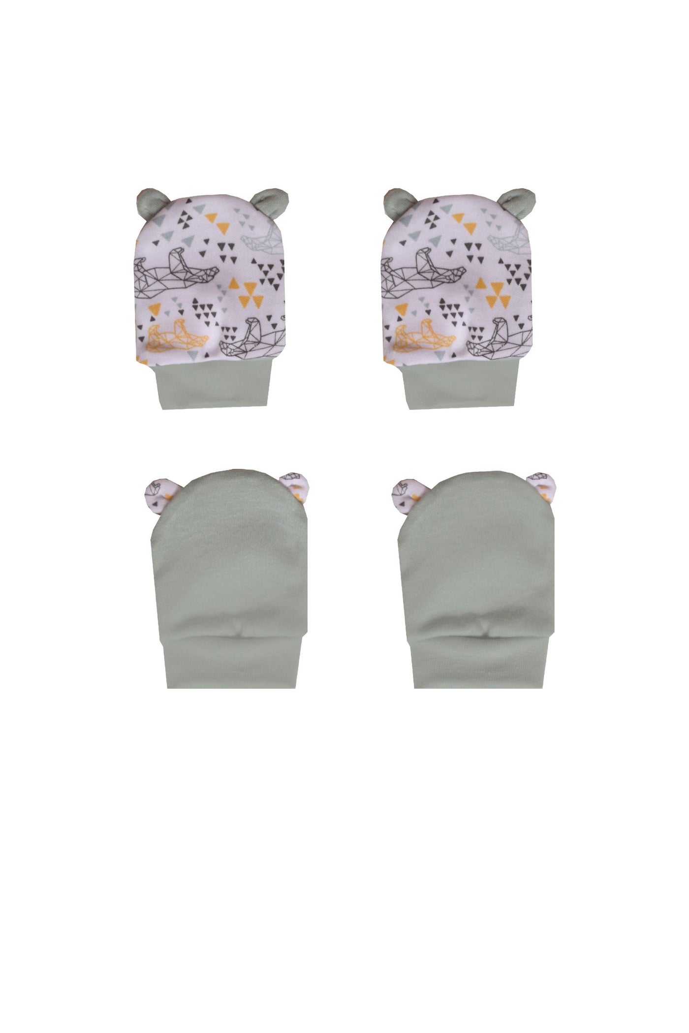 Printed Baby Mittens P/2 - Junior Egypt