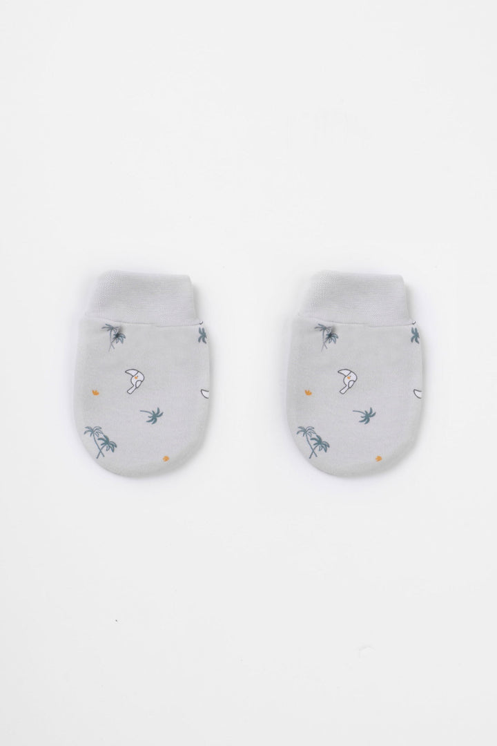 Printed Baby Mittens P/2 - Junior Egypt