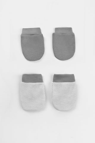 Printed Baby Mittens P/2