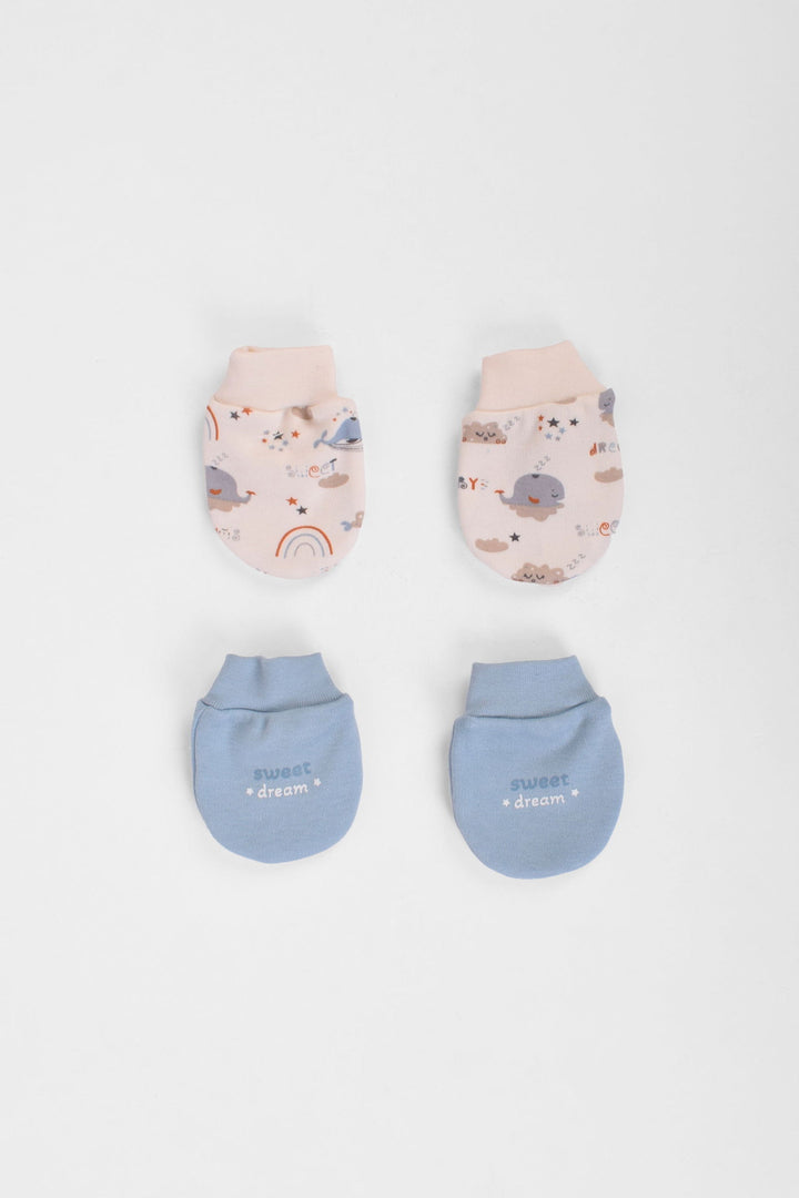 Printed Baby Mittens P/2 - Junior Egypt