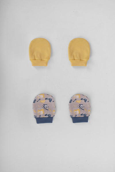 Printed Baby Mittens P/2 - Junior Egypt