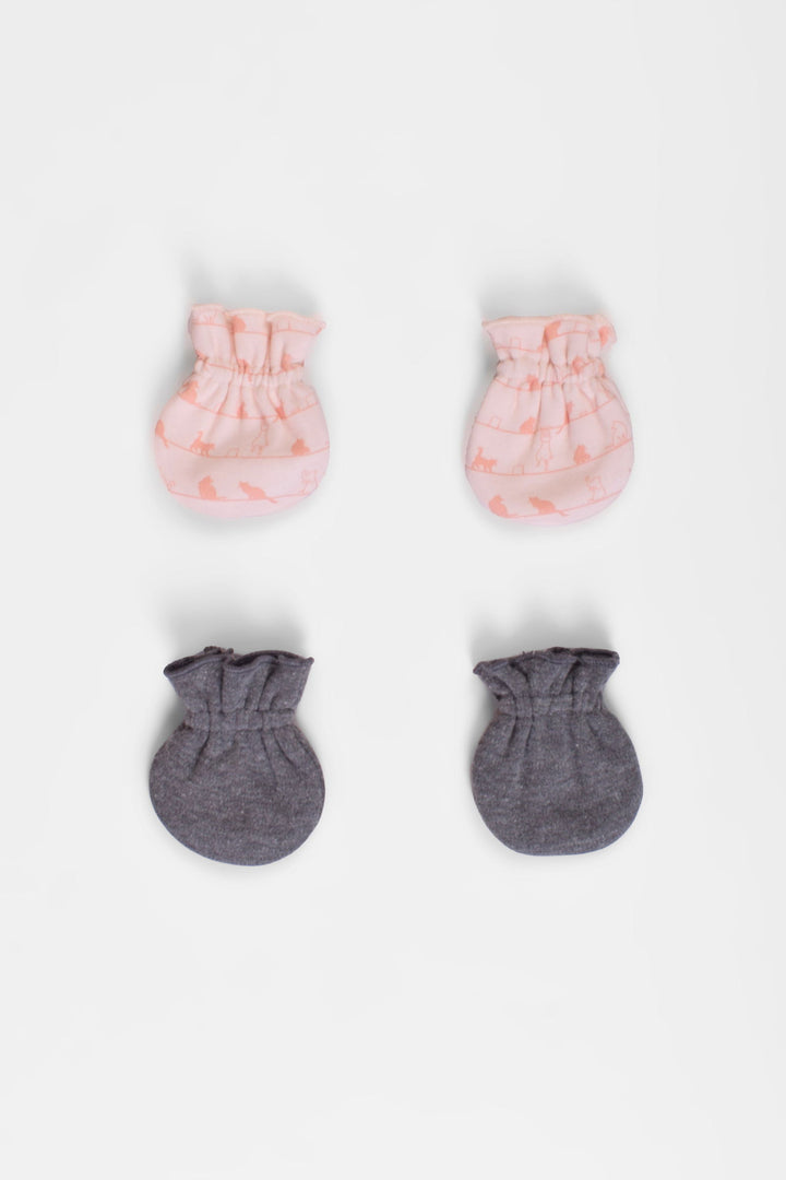 Printed Baby Mittens P/2 - Junior Egypt