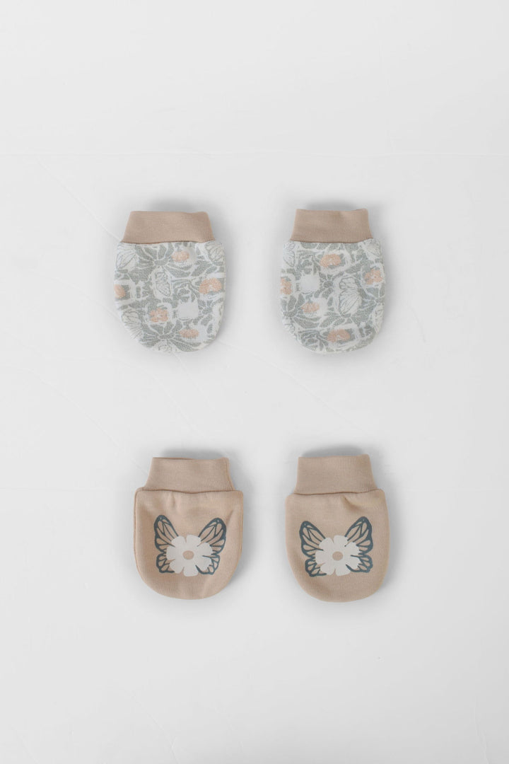 Printed Baby Mittens P/2 - Junior Egypt