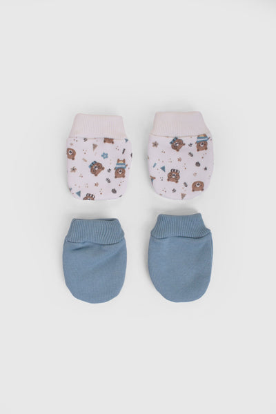 Printed Baby Mittens P/2 - Junior Egypt