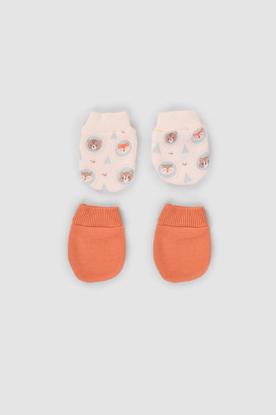 Printed Baby Mittens P/2 - Junior Egypt