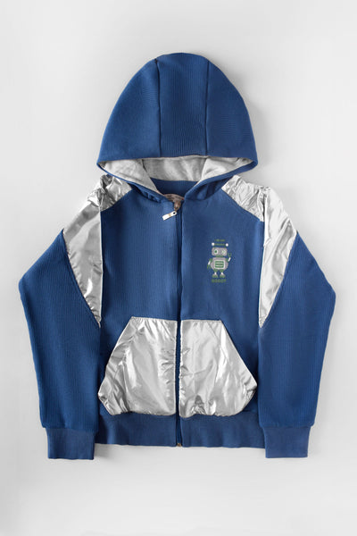 Printed Full Zip Up Hoodie Jacket - Junior Egypt
