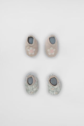 Printed Home Baby Slippers Pack Of 2