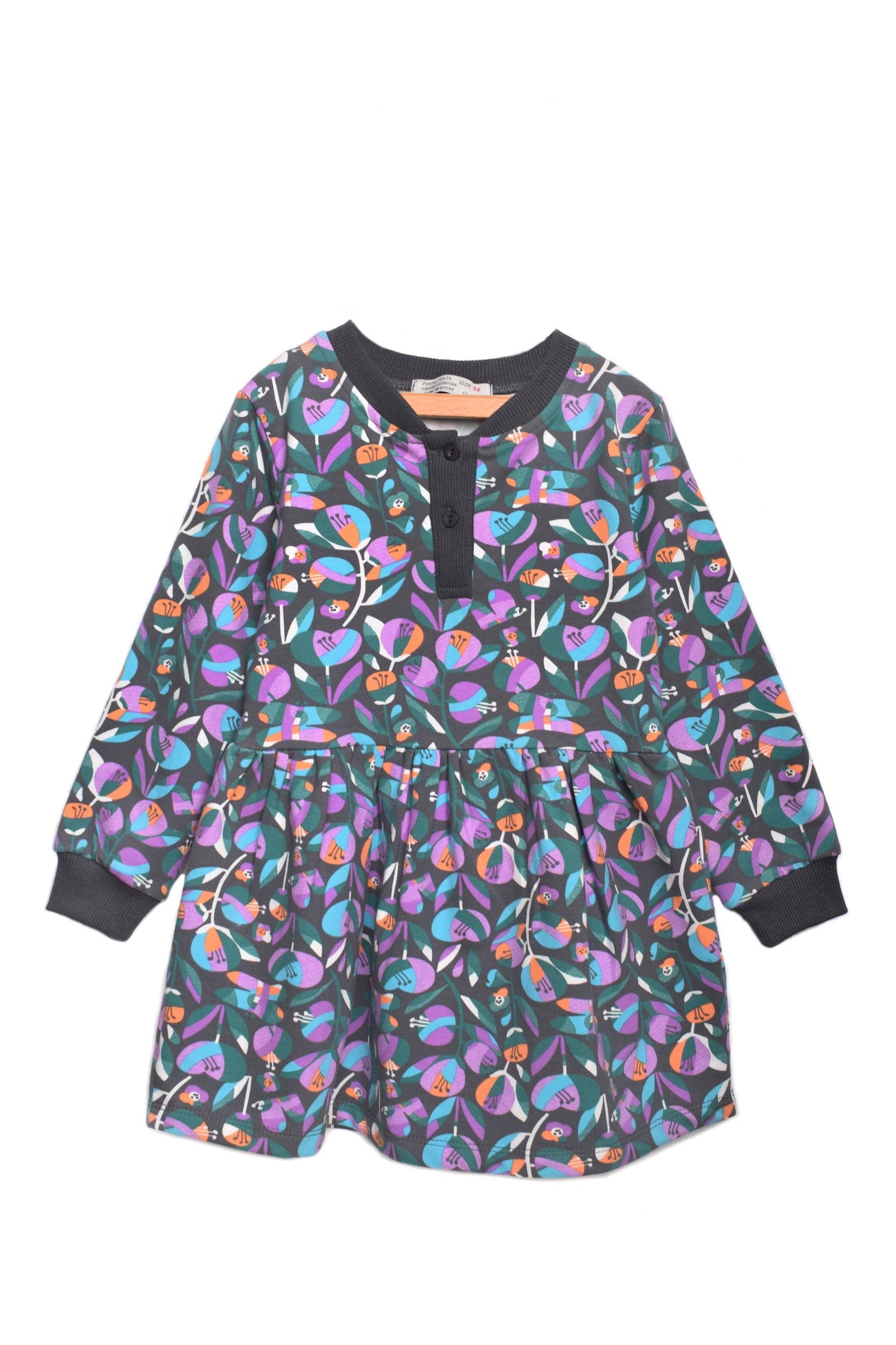 Printed Long Sleeve Dress - Junior Egypt