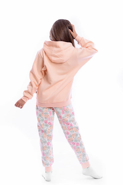 Printed Long Sleeve Hooded Set - Junior Egypt