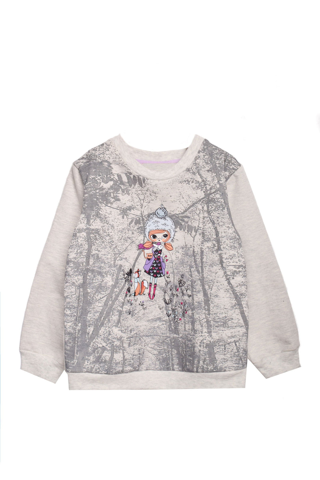 Printed Long Sleeve Sweat Shirt - Junior Egypt