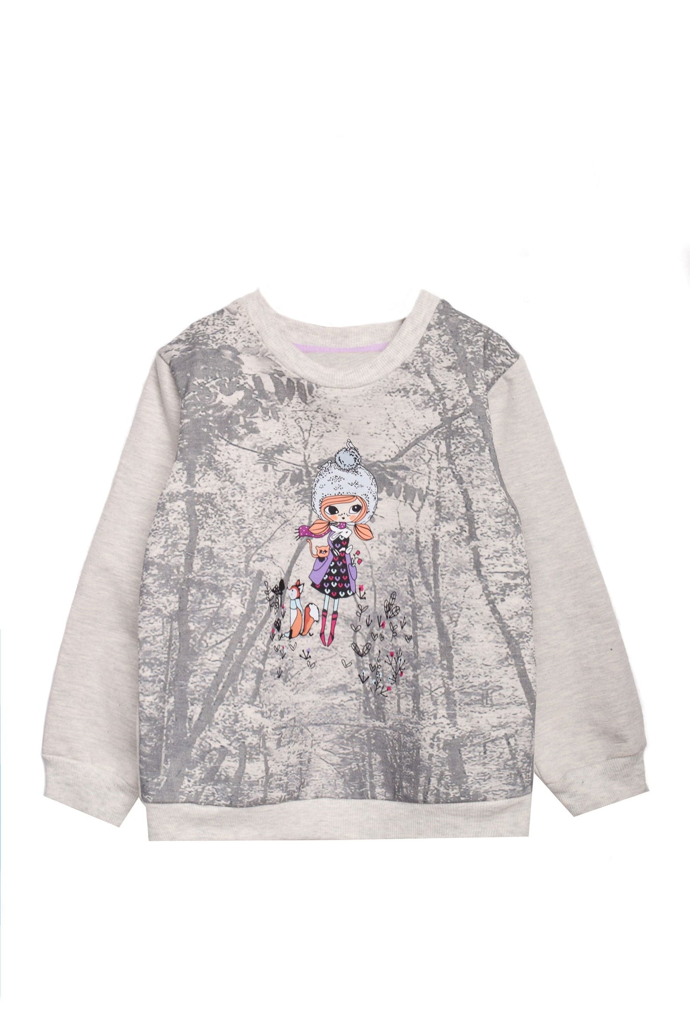 Printed Long Sleeve Sweat Shirt - Junior Egypt