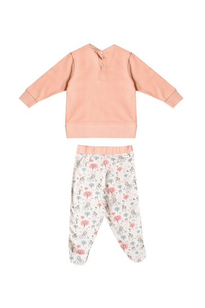 Printed Long Sleeve pajamas Set 2 Pieces - Junior Egypt