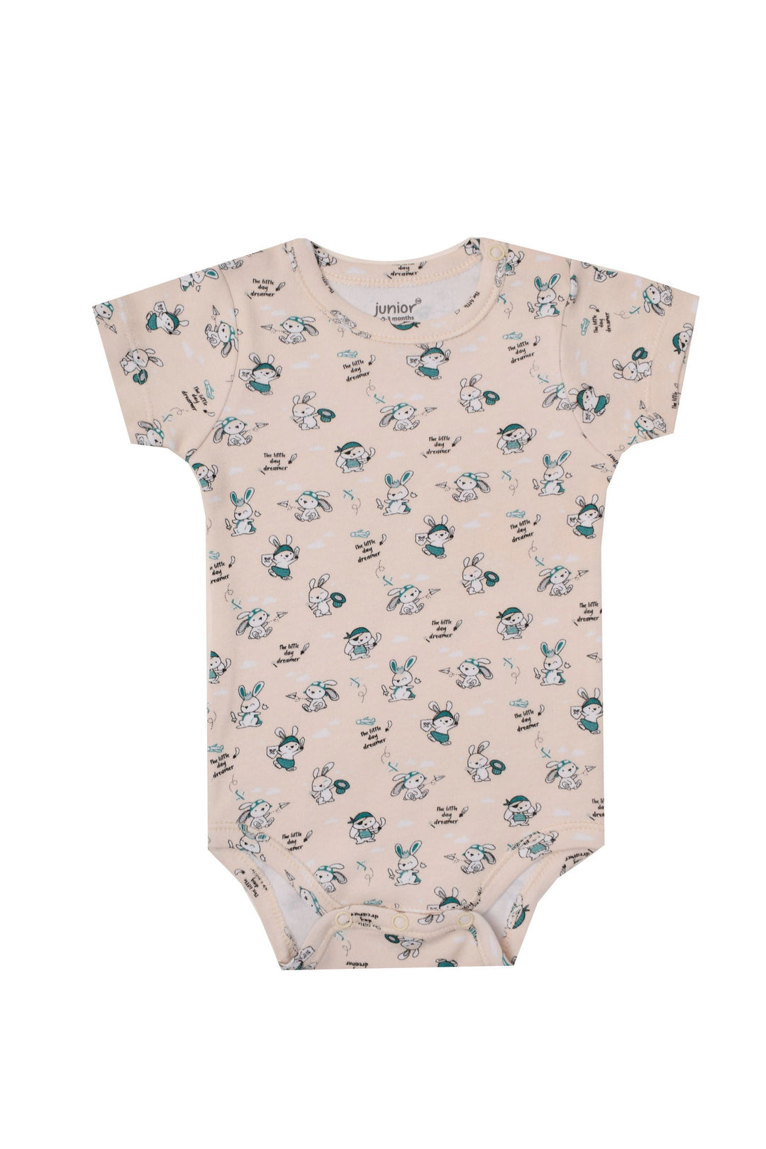 Printed Shirt Sleeve Bodysuit P/3 - Junior Egypt