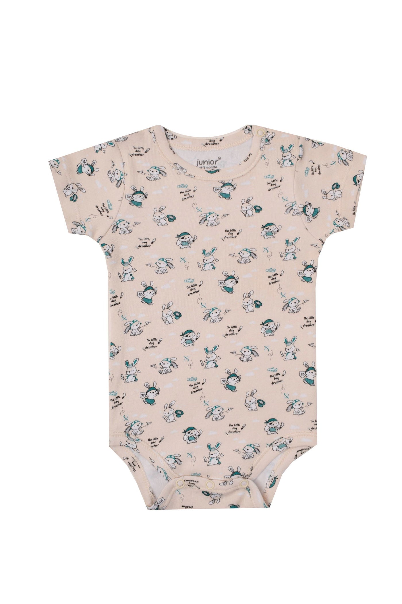 Printed Shirt Sleeve Bodysuit P/3 - Junior Egypt