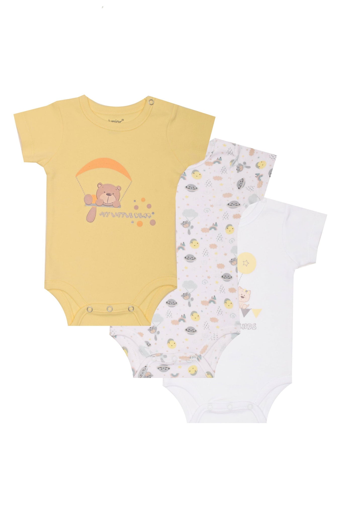 Printed Short Sleeve Bodysuit P/3 - Junior Egypt