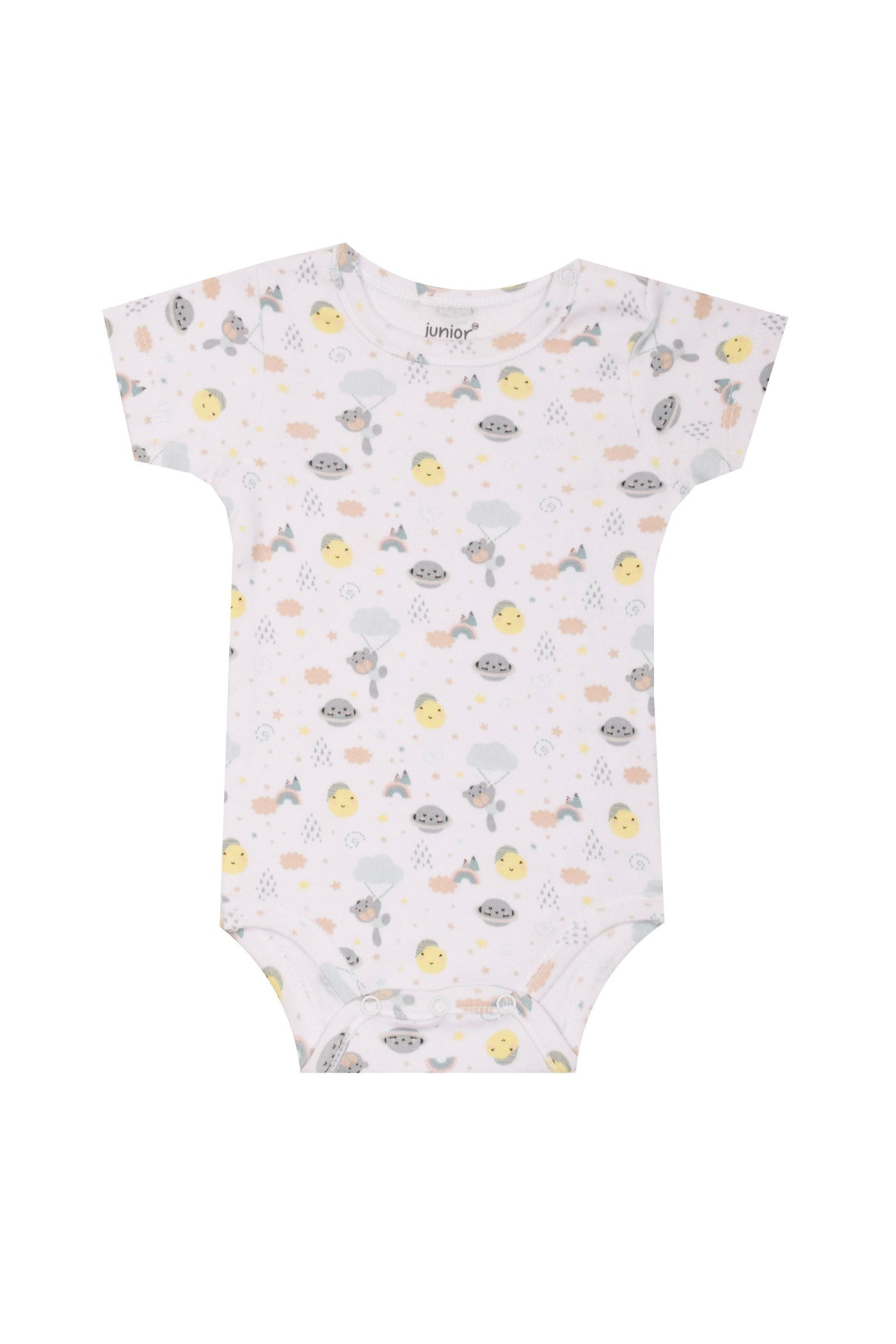 Printed Short Sleeve Bodysuit P/3 - Junior Egypt