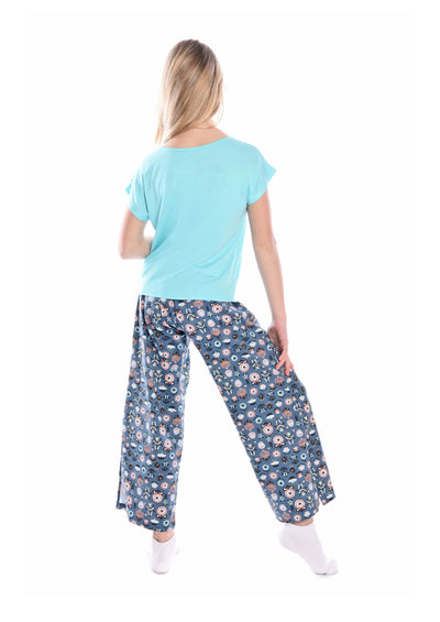 Printed Short Sleeve Pajamas Set 2 Pieces - Junior Egypt