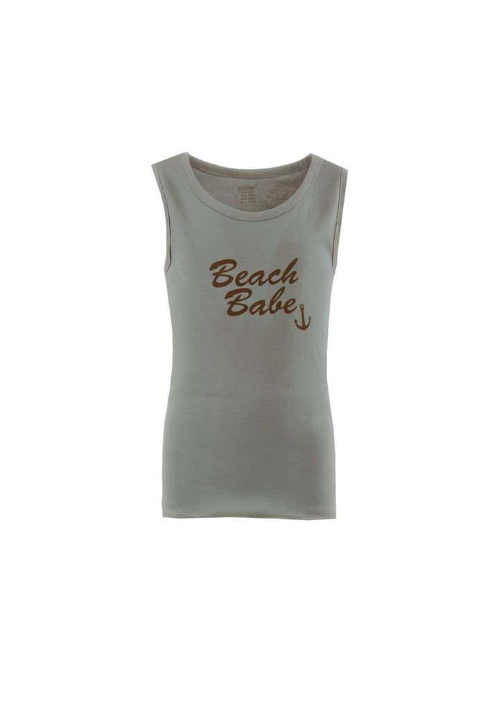 Printed Sleeveless Flannel - Junior Egypt