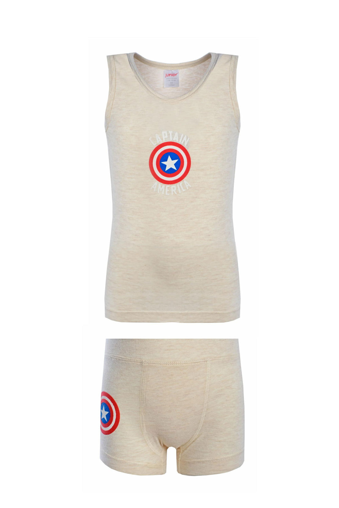 Printed Sleeveless Flannel With Boxer - Junior Egypt
