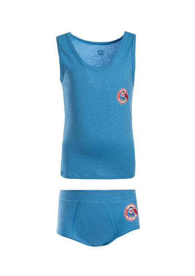 Printed Sleeveless Flannel With Slip" - Junior Egypt