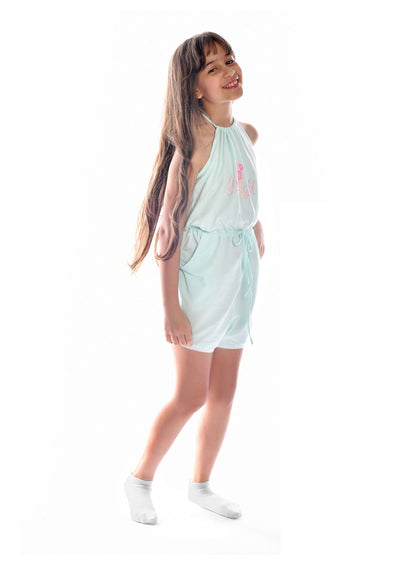 Printed Sleeveless Jumpsuit - Junior Egypt